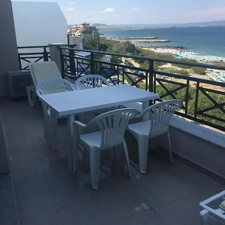 Golden Sea View Penthouse Apartamento Pomorie